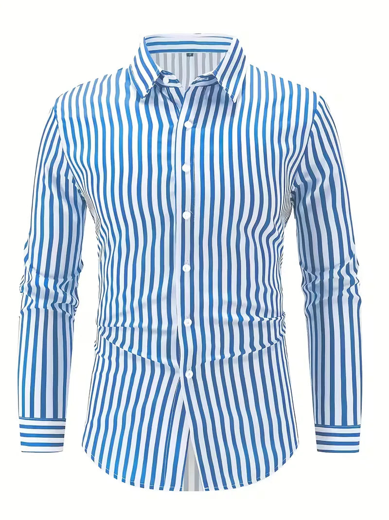 Smart shirts with vertical stripes