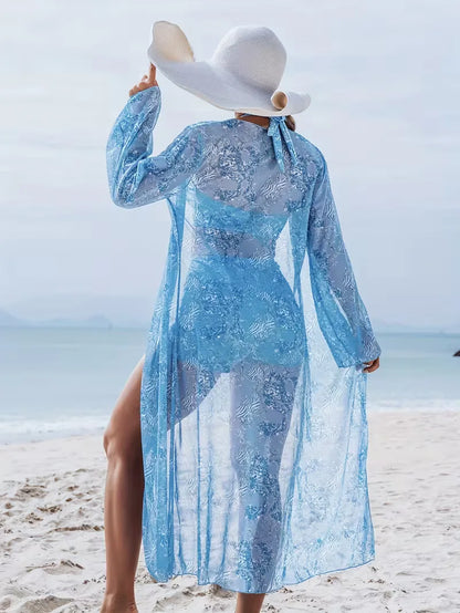 Cover-up with Halter Neck and Shorts