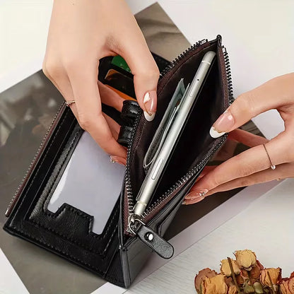Wallet with Double Zip