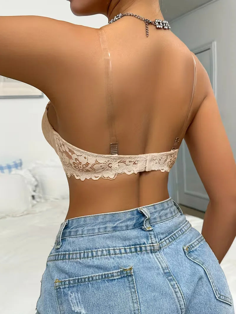 Strapless Lace Bustier