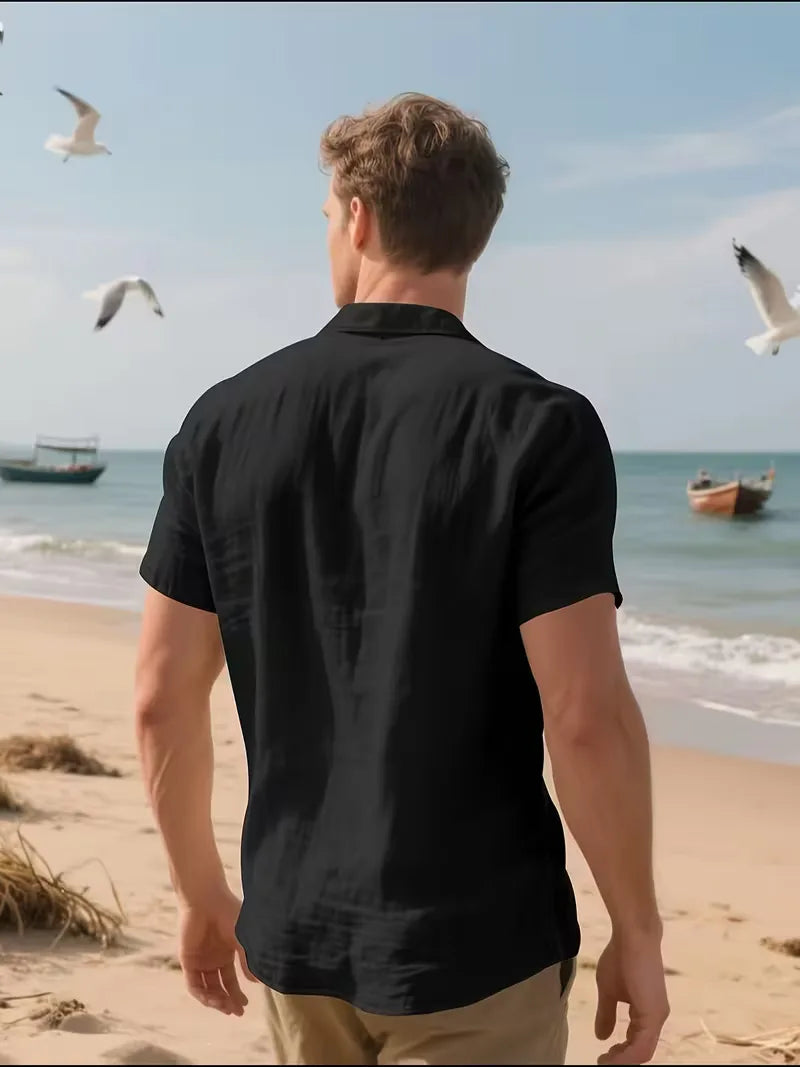 Short Sleeve Shirt with Chest Pocket