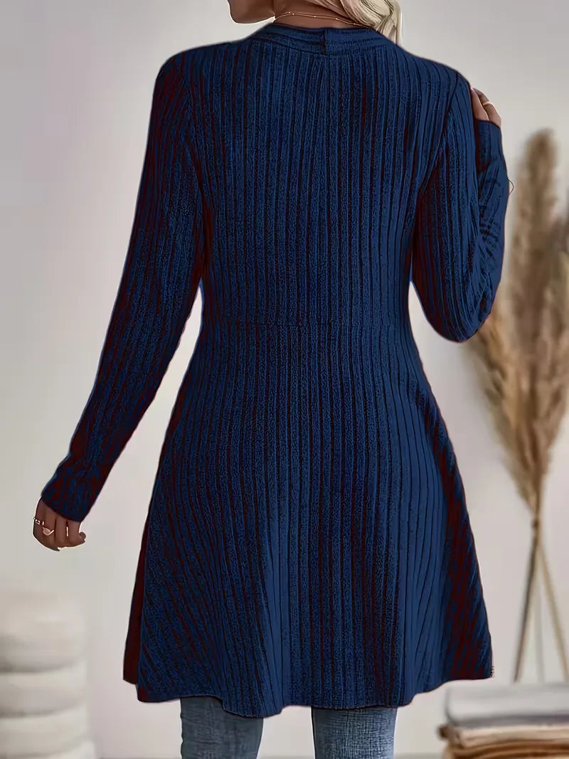 Black cardigan with V-neck