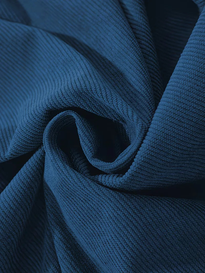 Casual shirt with ribbed texture