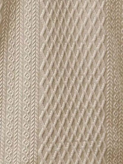 Polo with V-neck and jacquard pattern