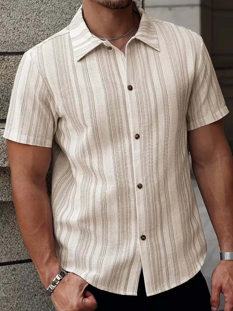 Short Sleeve Striped Shirt