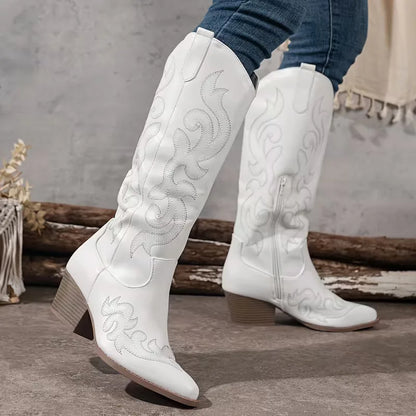 Cowboy Boots with Embroidery