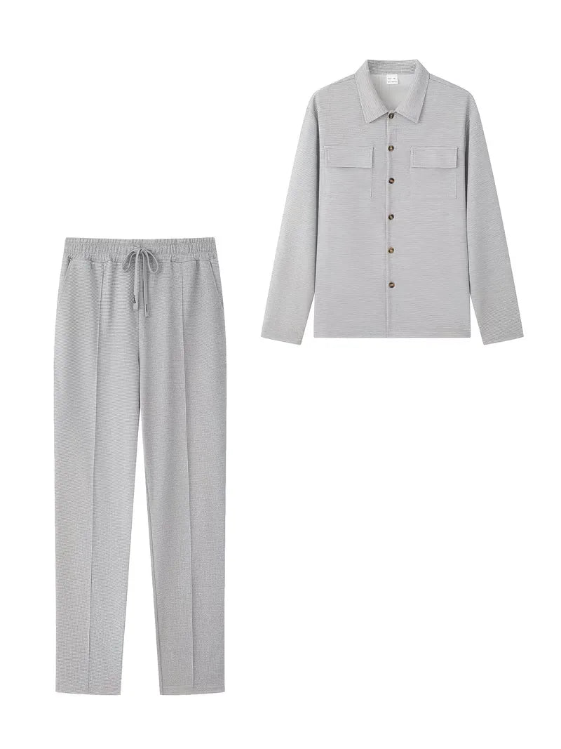 Bomber Jacket with Button Closure and Chest Pockets