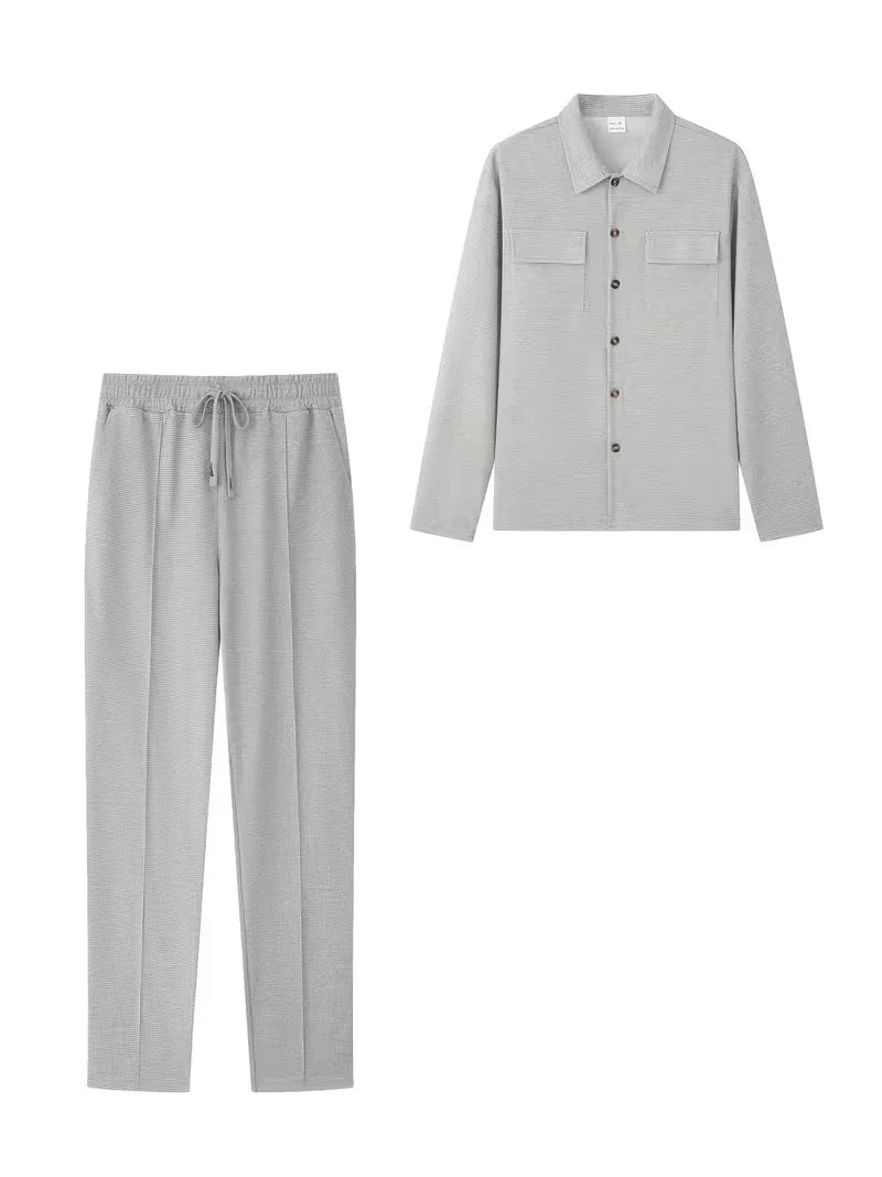 Bomber Jacket with Button Closure and Chest Pockets
