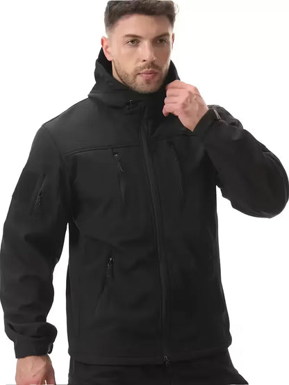 Parka with fleece lining
