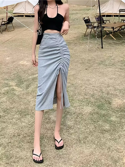 High-Waisted Bodycon Skirt
