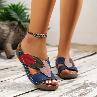 Flip-flops with Leaf Pattern