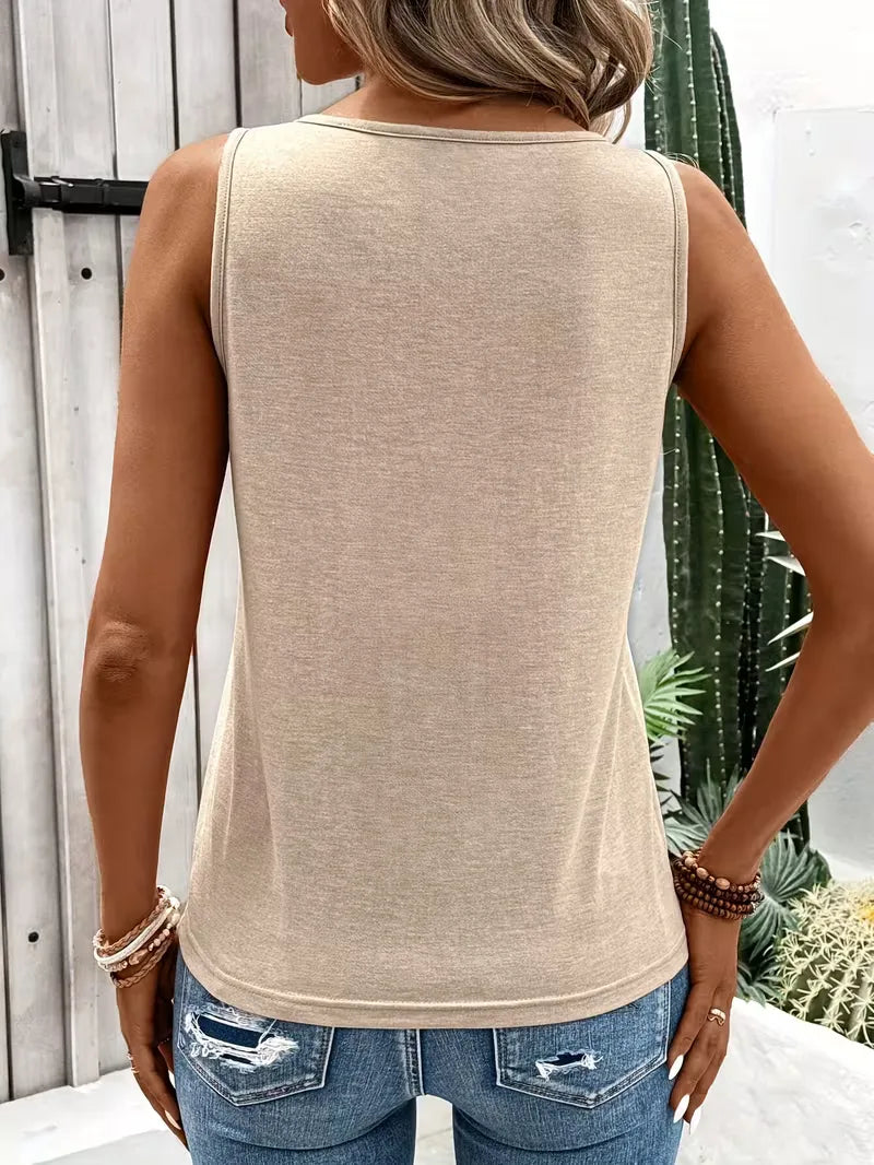tank top with ring detail