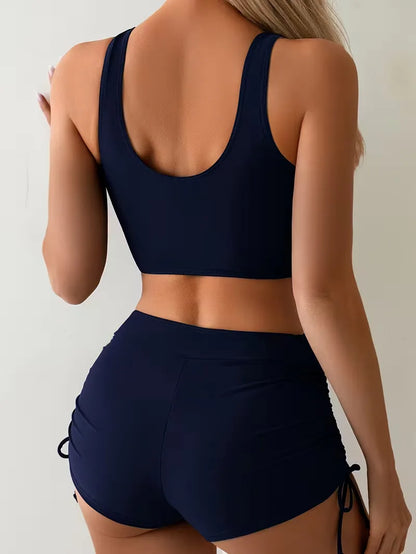 Bikini with Criss-Cross Top