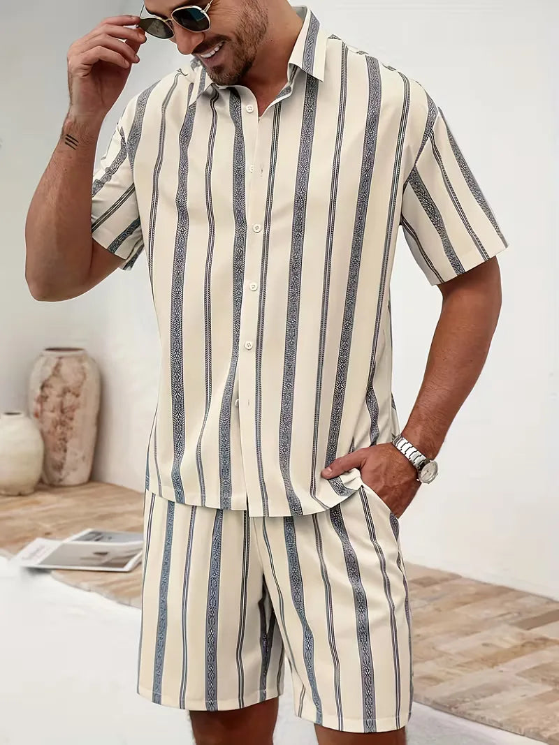 Short-Sleeved Shirt with Shorts