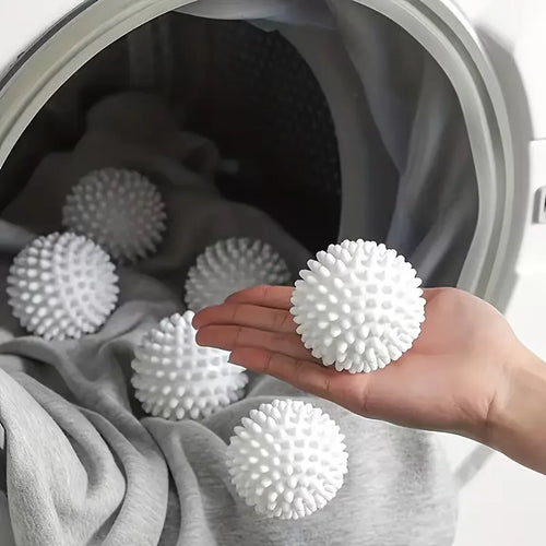 Washing balls with spiky texture