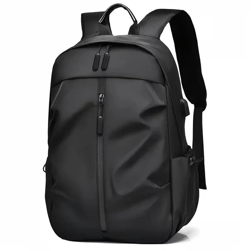 Backpack with USB and Zipped Pocket