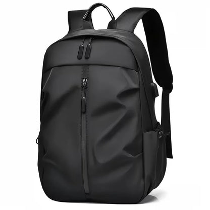 Backpack with USB and Zipped Pocket