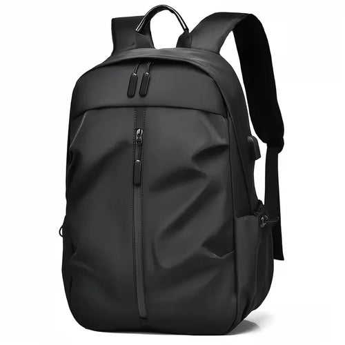 Backpack with USB and Zipped Pocket