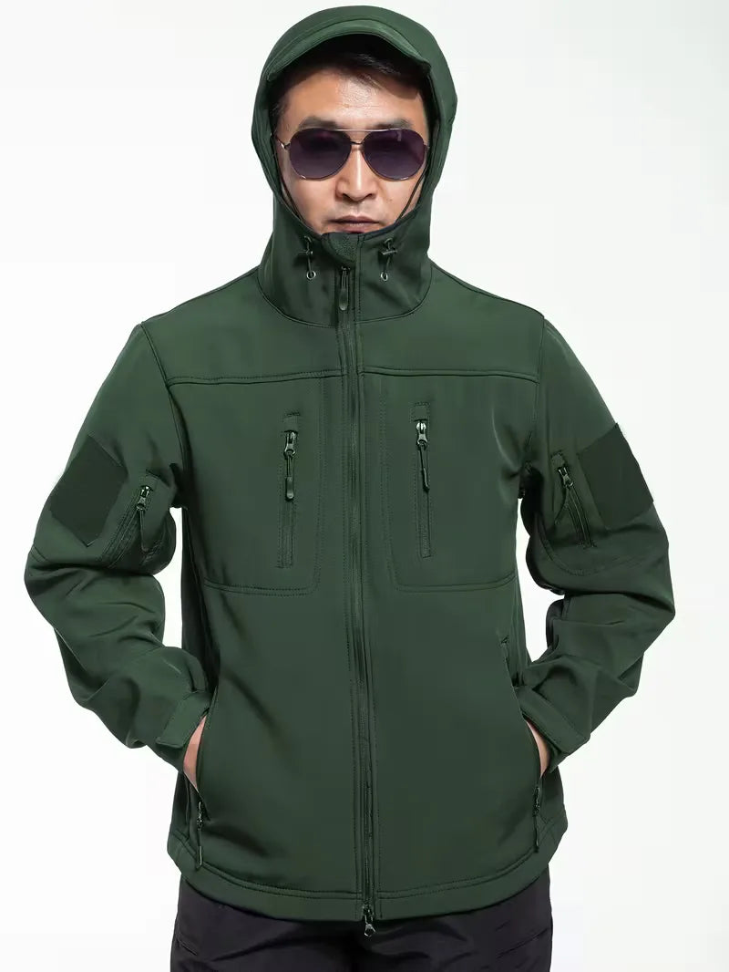 Parka with fleece lining