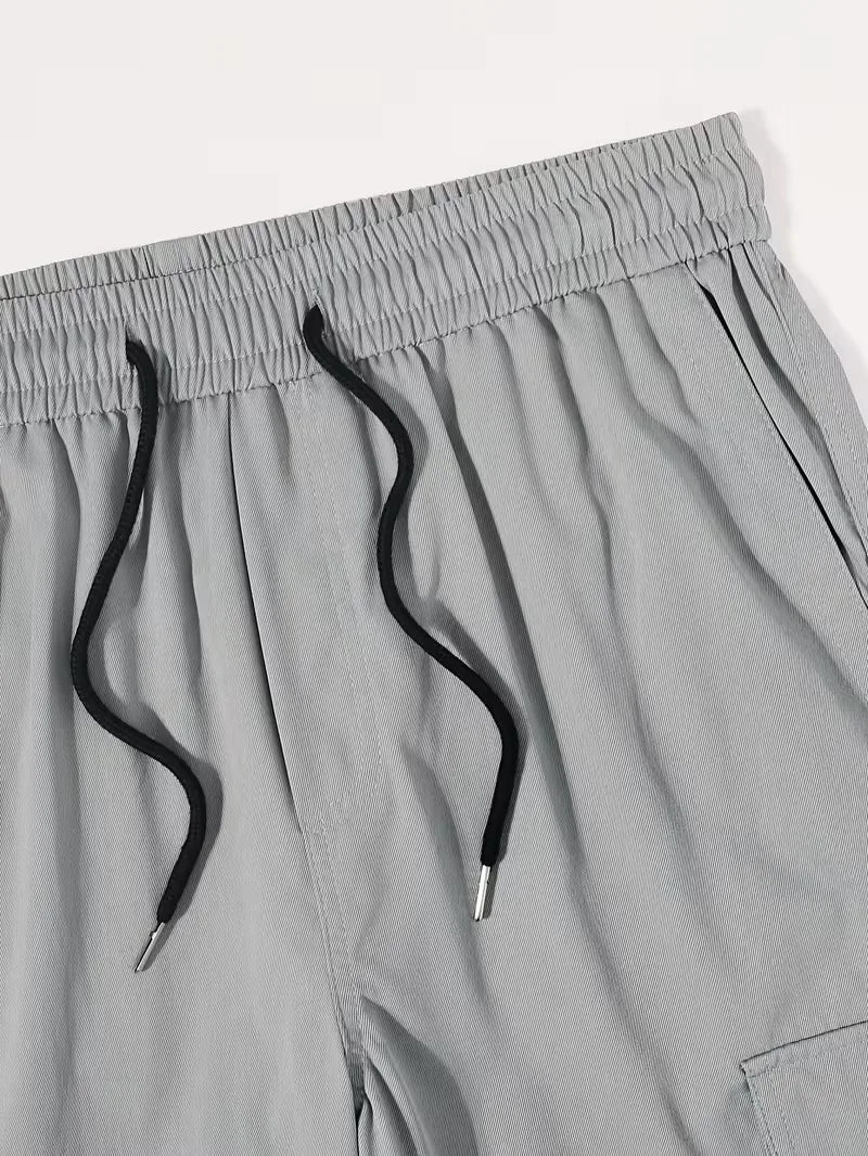 Cargo trousers with flap pockets