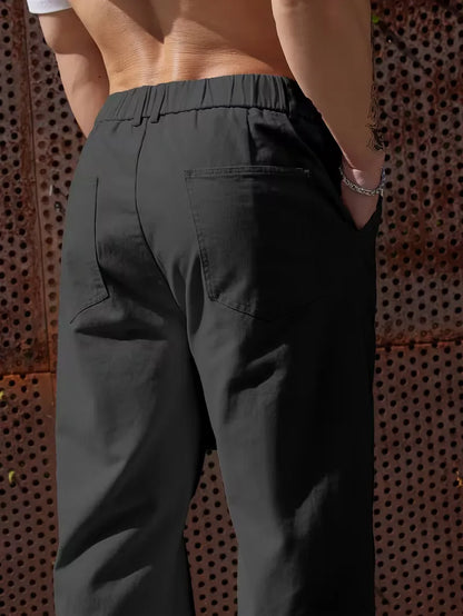Trousers with Elastic Waistband