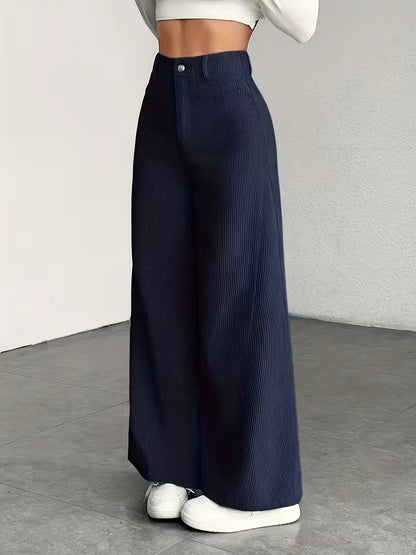 Wide Leg Trousers with High Waist