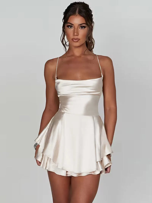 Party Dress with Spaghetti Straps