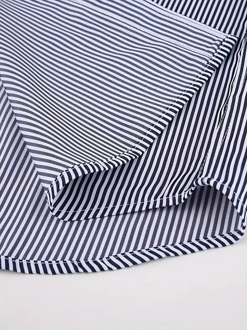 Smart shirt with mandarin collar