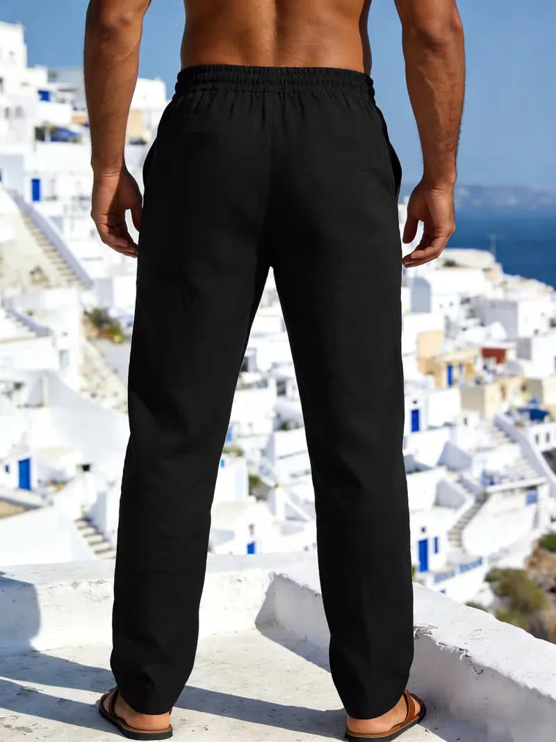 Chinos with Elastic Waist