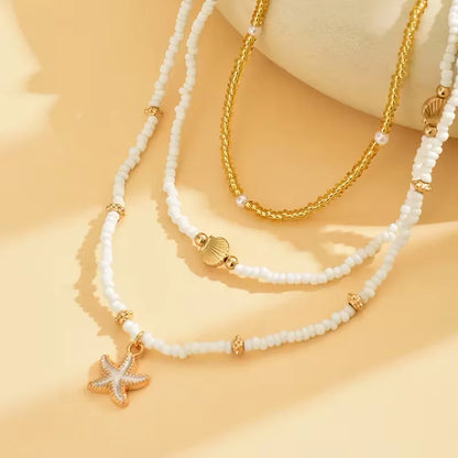 Shell and Star Necklace
