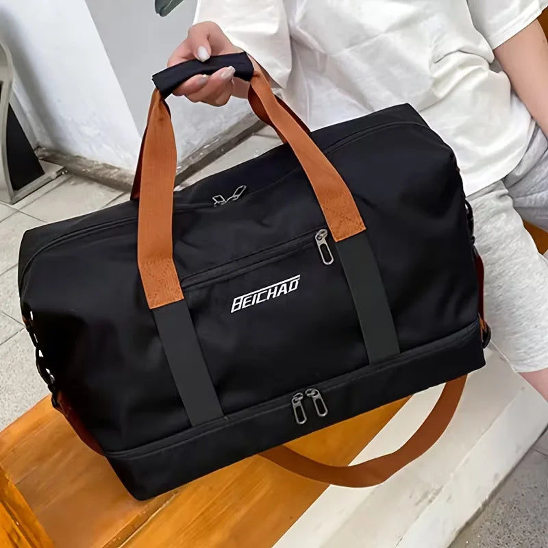 Weekend Bag with Base Compartment