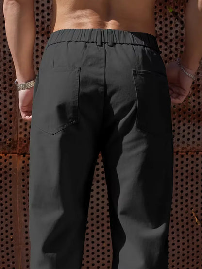 Trousers with Elastic Waistband