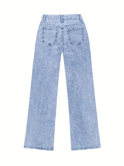 Wide leg jeans