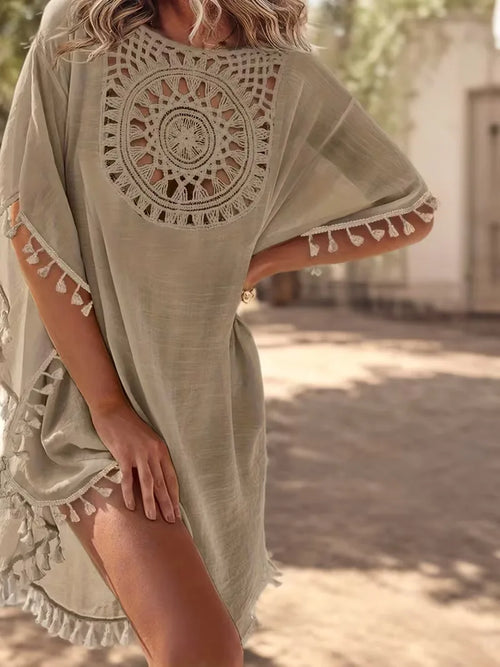 Bohemian Cover-Up with Lace