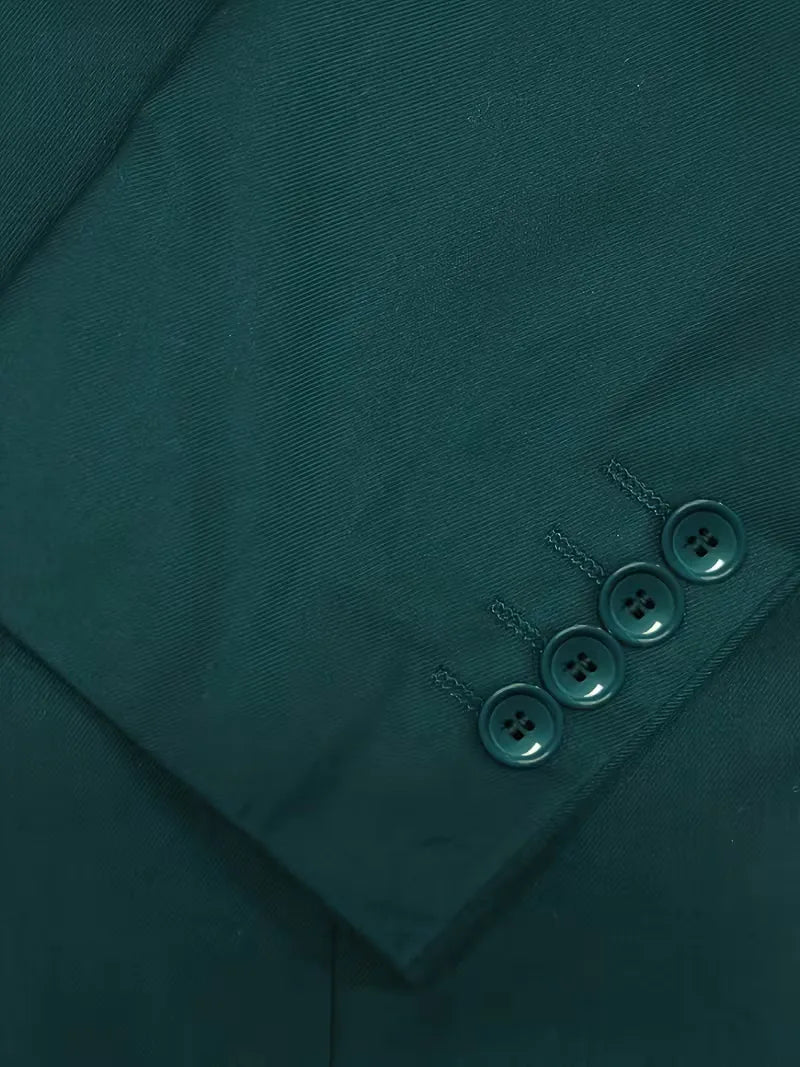 Three-piece slim fit suit
