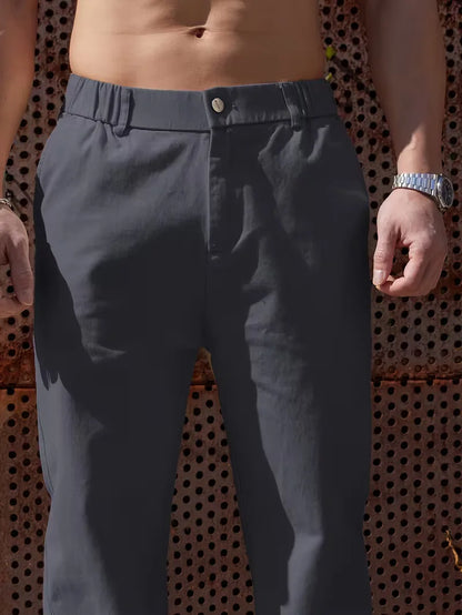 Trousers with Elastic Waistband