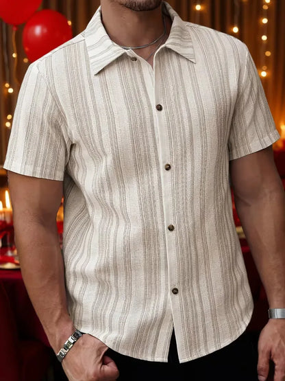 Short Sleeve Striped Shirt