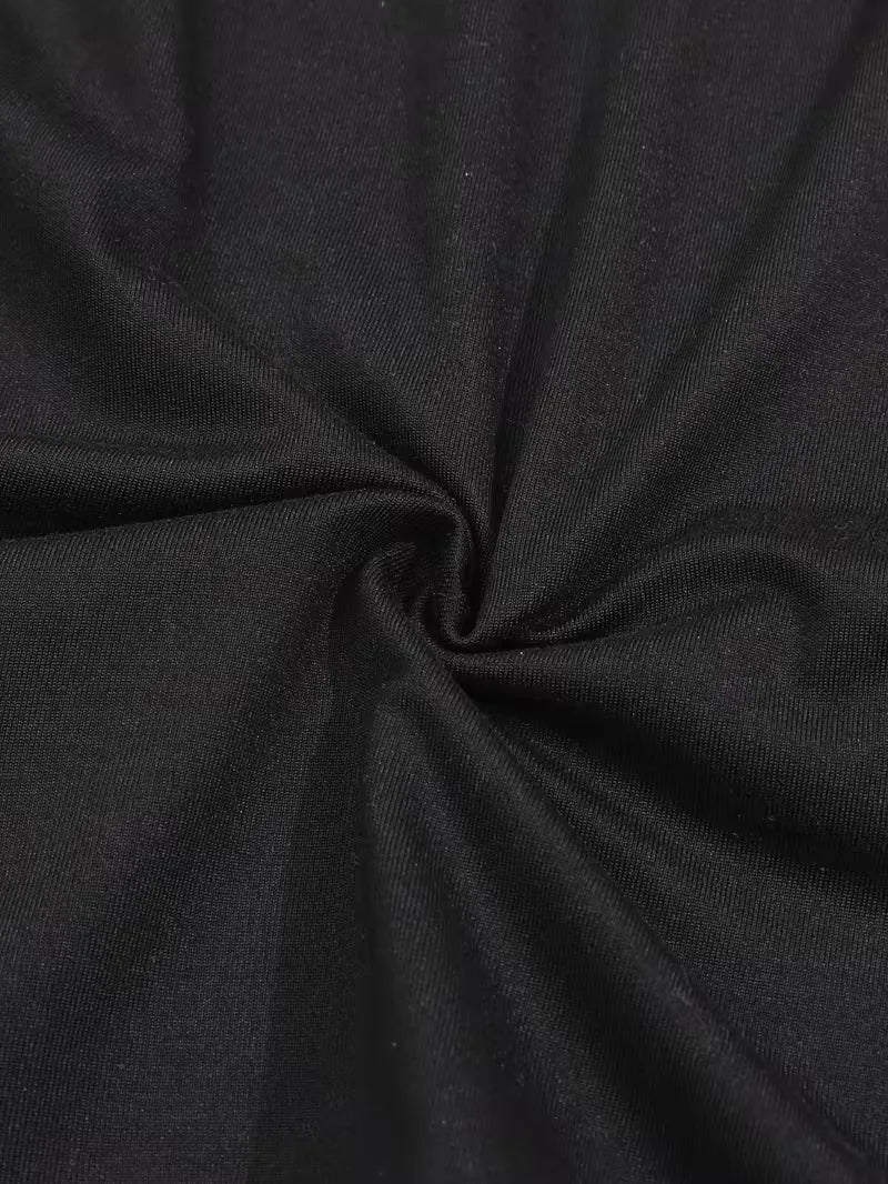 Bodysuit with Round Neck