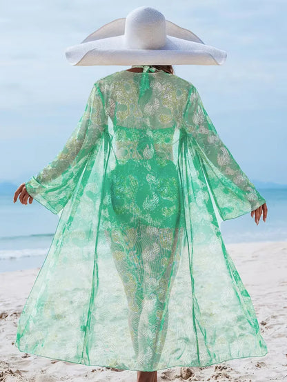 Cover-up with Halter Neck and Shorts