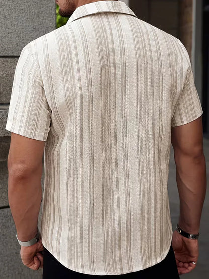 Short Sleeve Striped Shirt