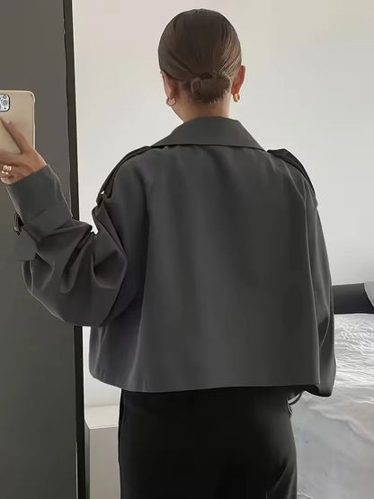 Oversized Fit Trench Coat