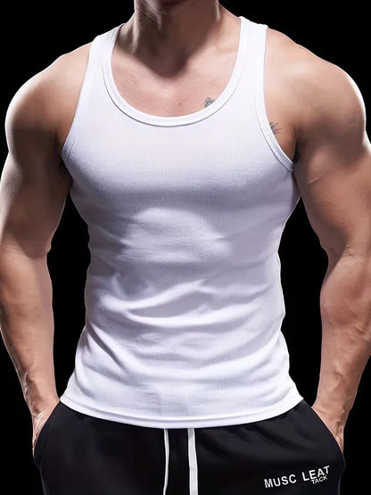 Slim Fit Ribbed Tank Top