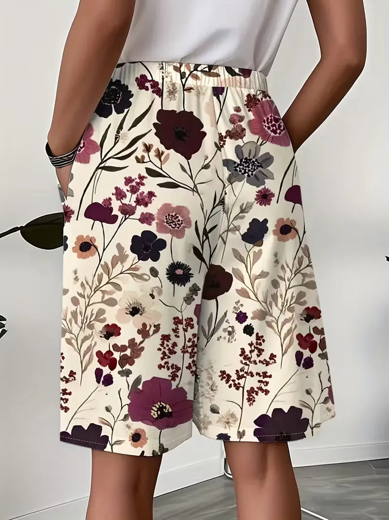 Floral Print Shorts