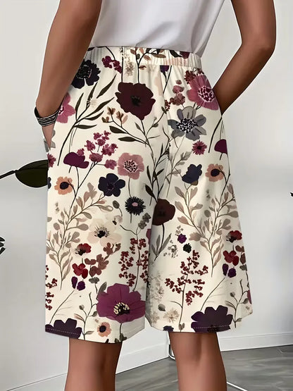 Floral Print Shorts