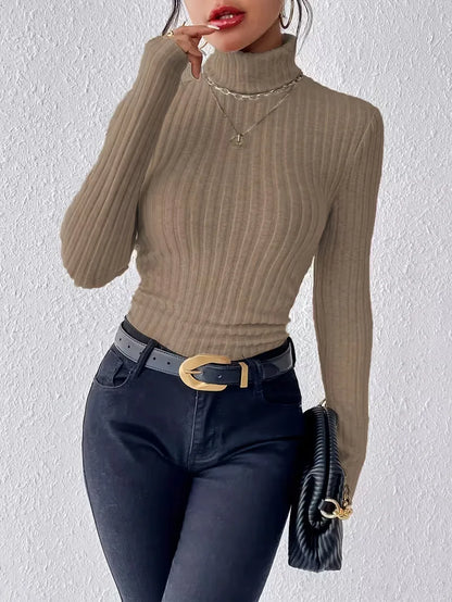 Turtle Neck Jumper with Long Sleeves