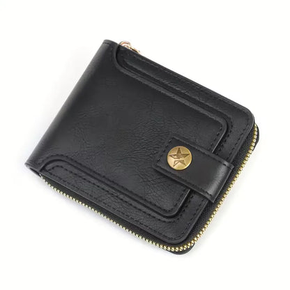 Zipper and Button Card Holder