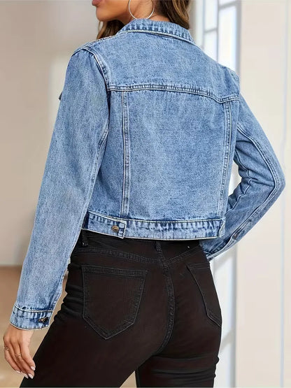 Cropped Denim Jacket