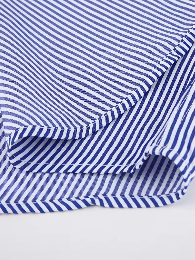 Smart shirt with mandarin collar