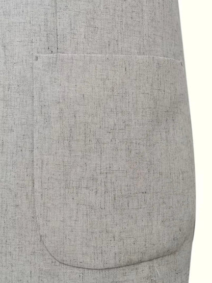 Blazer with V-neck and buttons