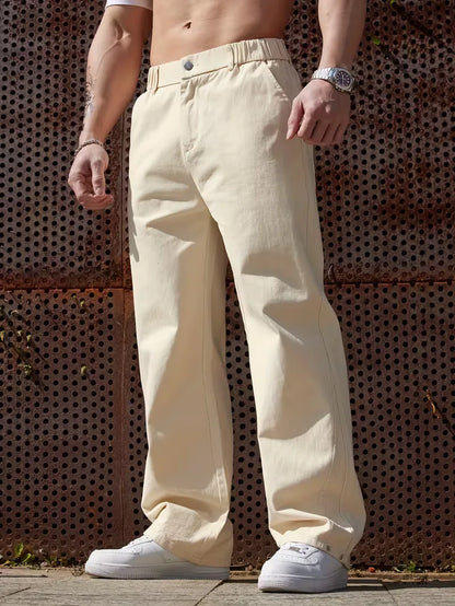 Trousers with Elastic Waistband